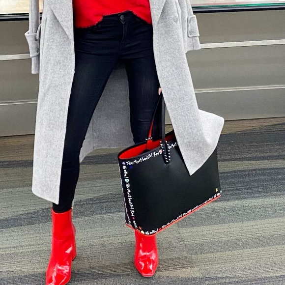 Christian Louboutin Large cabata printed tote - Picture 2 of 12